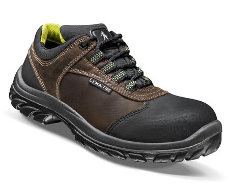 DAYTS30BN40 LEMAITRE SECURITE DAYTONA S3 Unisex Brown Polycarbonate Toe Capped Low safety shoes, UK 6.5, EU 40