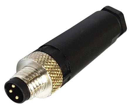PXPPAM08FBF03AST Bulgin Circular Connector, 3 Contacts, Cable, M8 Connector, Socket, Female, IP67, Buccaneer M8 Series