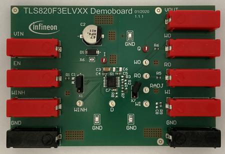 TLS820F3ELV50BOARDTOBO1 Infineon TLS820F3ELV50 Evaluation Board for TLS820F3ELV50