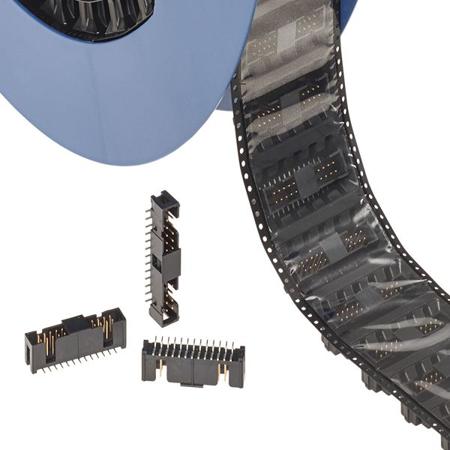 N2526-6V0C-RB-WE 3M 2500 Series Right Angle Surface PCB Header, 26 Contact(s), 2.54 mm Pitch, 2 Row, Unshrouded