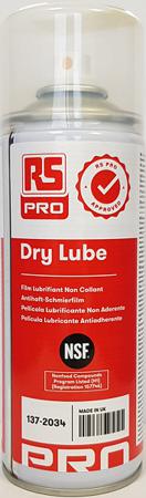 137-2034 RS PRO PTFE Dry lubricant Aerosol 400 ml Aerosol,Food Safe