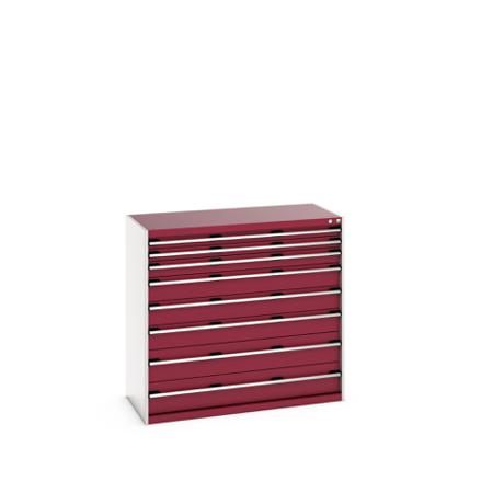 40022129-24V Bott 8 Cabinet, Steel, 1200mm x 650mm x 1300mm, Red