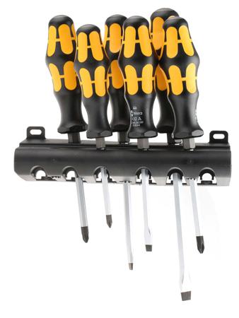 05133285001 Wera Screwdriver Set, 13 Piece - Chisel Driver Phillips, Pozidriv, Slotted, Torx