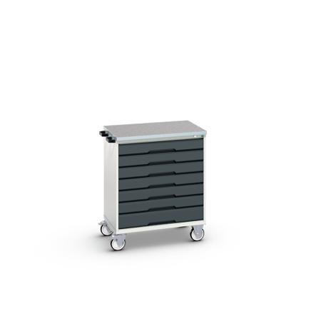16927006.19 Bott, 7 Drawer Sheet Steel Floor Standing Cabinet, 800 x 600 x 980mm
