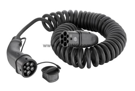 08914090301A0 HARTING 20 A Mode 3, Type 2 to Type 2, EV Charging Cable 5m