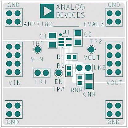 ADP7182UJ-EVALZ Analog Devices  Linear Regulator for ADP7182 Evaluation Board