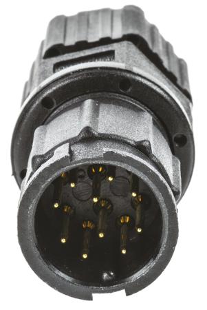 Bu-10BMMA-LL7001 Amphenol Connector, 10 contacts Panel Mount Plug, Solder IP67