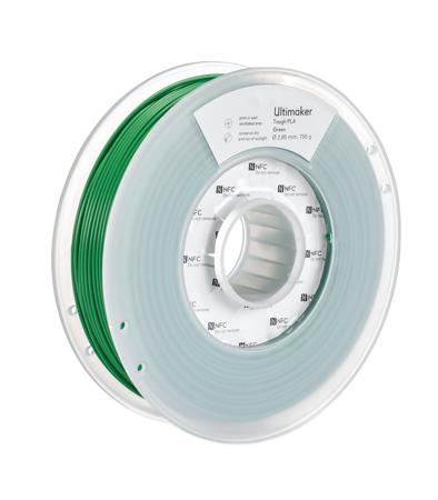 202303 Ultimaker 2.85mm Green Tough PLA 3D Printer Filament, 750g