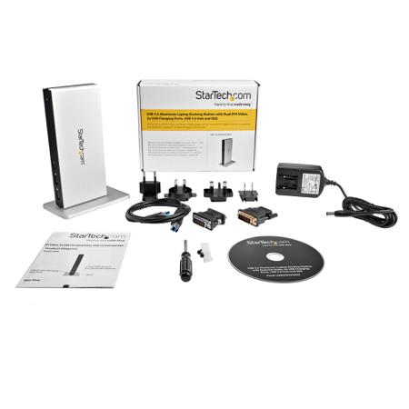 USB3SDOCKDD StarTech.com Dual Monitor USB 3.0 USB Docking Stations with DVI, HDMI, VGA - 6 x USB ports, USB A, USB B