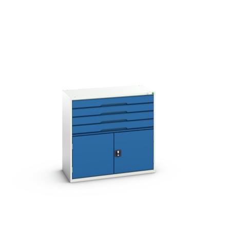 16925265.11 Bott 4 Cabinet, Steel, 1000mm x 1050mm x 550mm, Blue, Light Grey