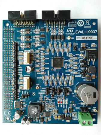 EVAL-L9907-H STMicroelectronics Evaluation Board Power Management for L9907-H for L9907 Highly Integrated 3-Phase BLDC Motors