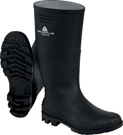 STONEOBNO39 Delta Plus STONE OB FO Black Unisex Safety Footwear, UK 6, EU 39