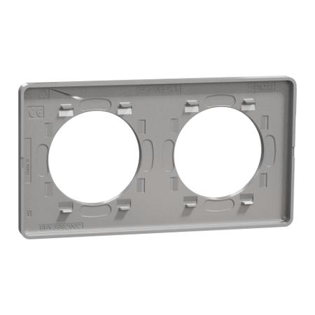 S530804J Schneider Electric Grey, 2 Gang, Odace