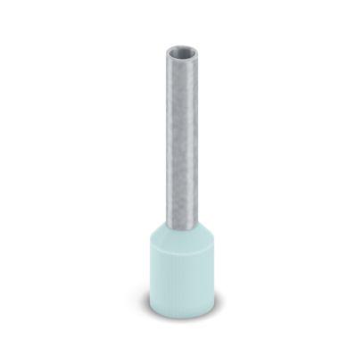 2100081 Phoenix Contact, Ferrule A Insulated Bootlace Ferrule, 14mm Pin Length, 1.5mm Pin Diameter, Turquoise