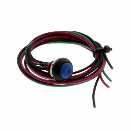 PB6B2FM7M1CAL03Y500 TE Connectivity PB6 Series Illuminated Push Button Switch, (On)-Off, Panel Mount, SPST - NO, Red LED, 50 V dc, 125V ac,
