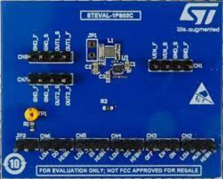 STEVAL-1PS02D STMicroelectronics Evaluation Board Based on ST1PS02DQTR 400 mA Nano-Quiescent Synchronous Step-Down Converter with AUX