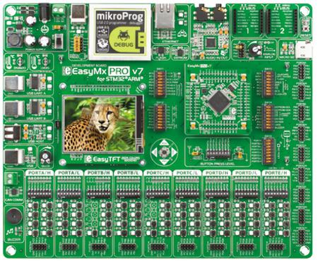 MIKROE-1099 MikroElektronika EasyMix Pro MCU Development Kit