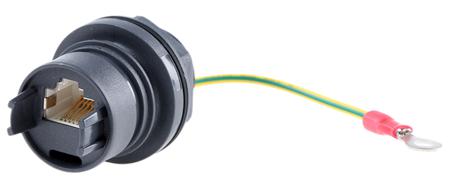 PXP6033TP/E Bulgin Buccaneer Series RJ45 Male Coupler, Cat5e, STP