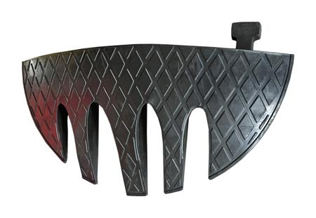 CPTRUCKEND Viso 400mm Black Cable Cover in Rubber, 90mm Inside dia.