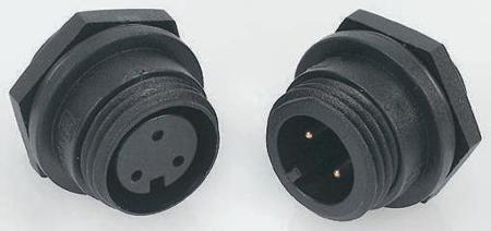 PX0412/12P Bulgin Circular Connector, 12 Contacts, Front, Miniature Connector, Plug, Male, IP68, Buccaneer 400 Series