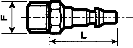 RBE 06.6162 Staubli – Fluid Connectors Male Safety Quick Connect Coupling, G 3/8 Male Threaded