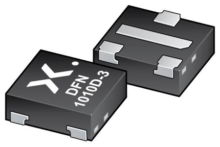 PMXB75UPEZ Nexperia  3 P-channel MOSFET, -2.9 A, -20 V, 4-Pin DFN1010D-3, SOT1215