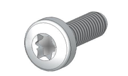 8PQ9500-0BA31 Siemens Galvanised Steel Oval Head Self Tapping Screw, 20mm Long