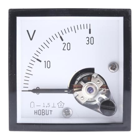 D481MCS30V/2-001 HOBUT Analogue Voltmeter DC, 45 x 45 mm