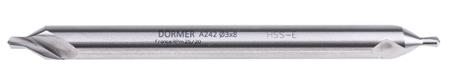 A2423-0X8-0 Dormer A242 60° HSS-E Centre Drill Bit, 100 mm