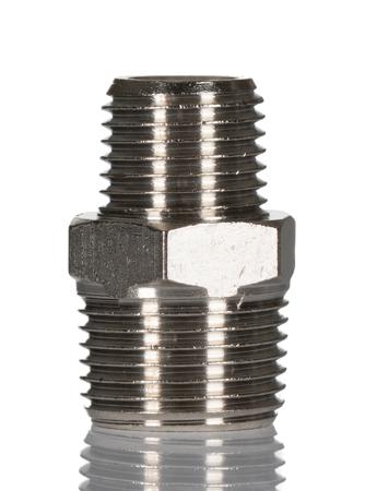 2510-1-4-3-8 SMC Pneumatic Quick Connect Coupling, R 1/4 Male, R 3/8 Male, Threaded