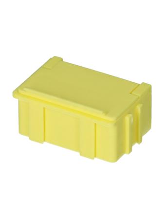 8150016 Licefa 1 Cell Yellow SB Compartment Box, 21mm x 42.4mm x 29.4mm