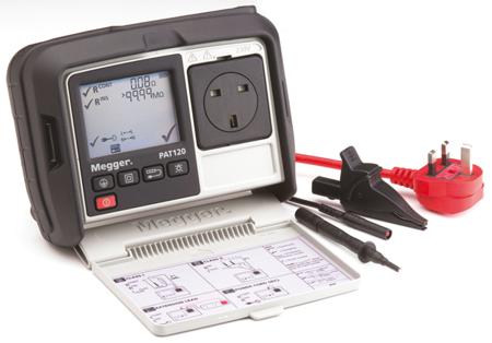 1003-062 Megger PAT120-UK PAT Tester, Class I, Class II Test Type With RS Calibration