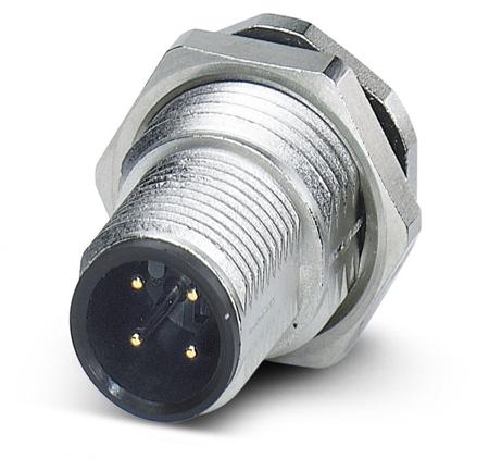 1404979 Phoenix Contact Circular Connector, 4 Contacts, Rear, M12 Connector, Plug, Male, IP67, SACC Series