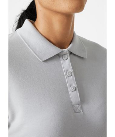 79168_910-S Helly Hansen Classic Grey 100% Cotton Polo Shirt, UK- S, EUR- S