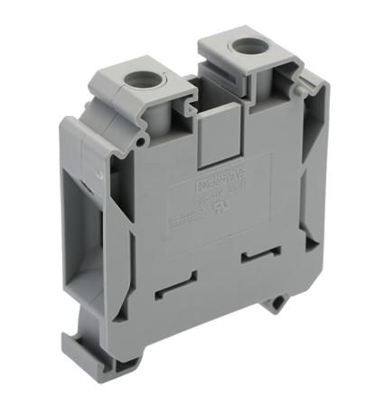 3074130 Phoenix Contact  UK 35 N Series Grey, Single-Level, Screw Termination