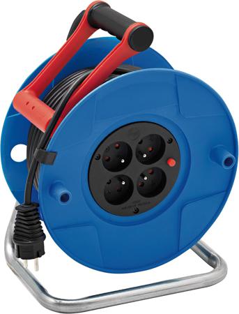 1135031 brennenstuhl 30m 4 Socket Type E - French Cable Reel Open Reel, 230 V, IP20
