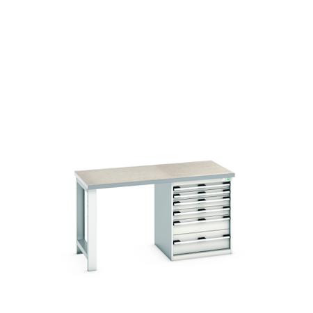 41003141-16V Bott 41003141.16V Sheet Steel Workbench, 840mm x 750mm x 1500mm