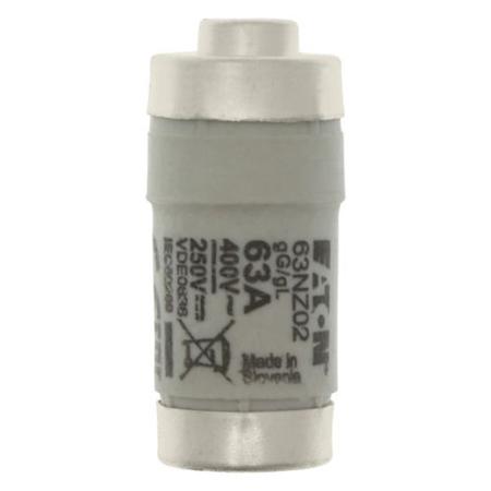 63NZ02 Eaton 63A D02 Neozed Fuse, gG, 400V ac