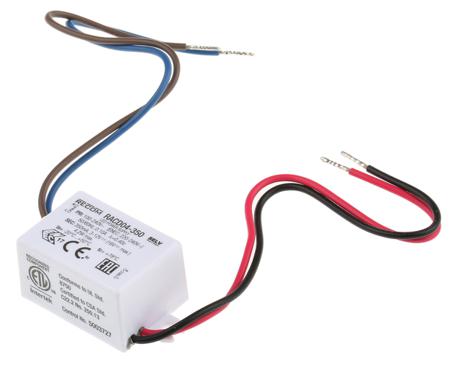 RACD04-350 Recom , Constant Current LED Driver Module 4.2W 12V 350mA, RACD04 Series
