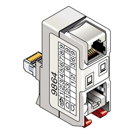 VDI9864 Schneider Electric Splitter, White