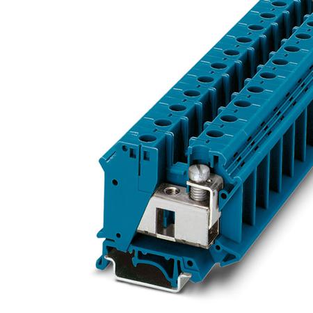 3006302 Phoenix Contact  UIK 35 BU Series Blue, 35mm², Screw Termination