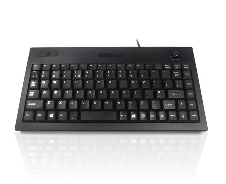 KYBAC5005-USBBLK Ceratech  Wired USB Compact Keyboard, QWERTY (UK), Black