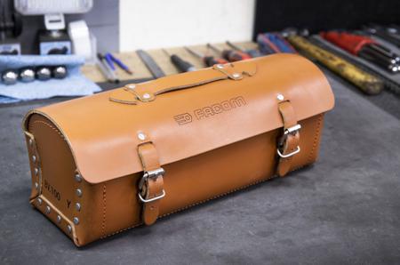BV.100 Facom Leather Tool Bag 350mm x 120mm x 120mm