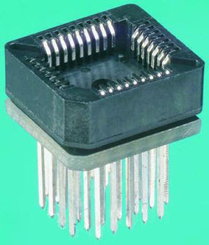 WPLCC032-T3RC Winslow 2.54mm Pitch Female PLCC Socket, 32 Way, Through Hole, Tin over Copper Plated Contacts 1A