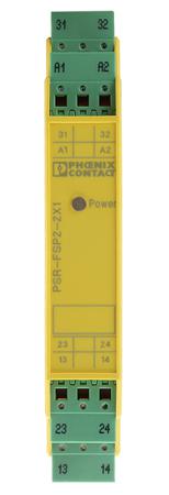 2986588 Phoenix Contact PSRclassic PSR-SPP- 24DC/FSP2/2X1/1X2 Coupling Relay 24V dc 3 Safety Contacts