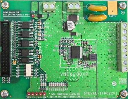 STEVAL-IFP022V1 STMicroelectronics Demonstration Board Power Management for VNI8200XP for High Side Driver