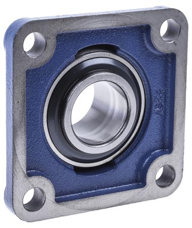 UCF-208-24 4 Hole Flange Bearing Unit, UCF 208-24, 38.1mm ID