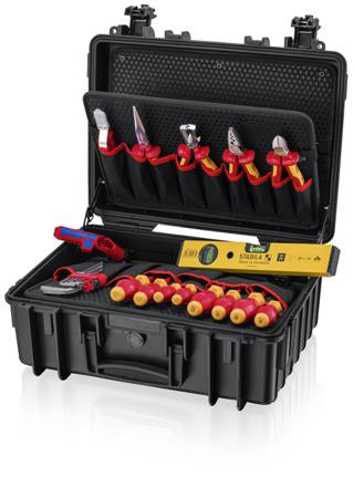 00 21 34 HL S2 Knipex Robust23 Start Polypropylene Tool Case, 470 x 370 x 190mm