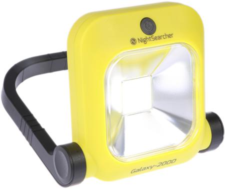 NSGALAXY2000 Nightsearcher LED Floodlight, 1 LED, 20 W, 1000 lm, 2000 lm 7.4 V
