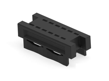 244631-E ERNI SMC Series Straight Surface PCB Header, 12 Contact(s), 2 Row, Shrouded